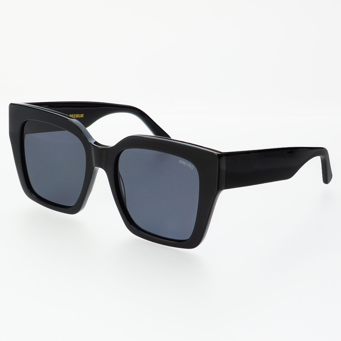 Black Bon Chic Oversized Square Sunglasses