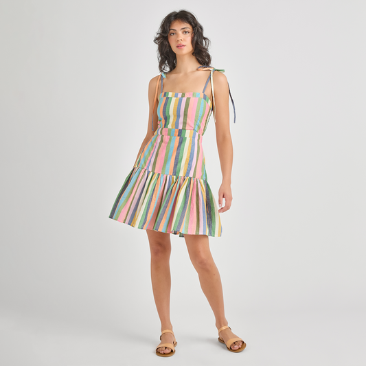 Parade Stripe Marilyn Dress