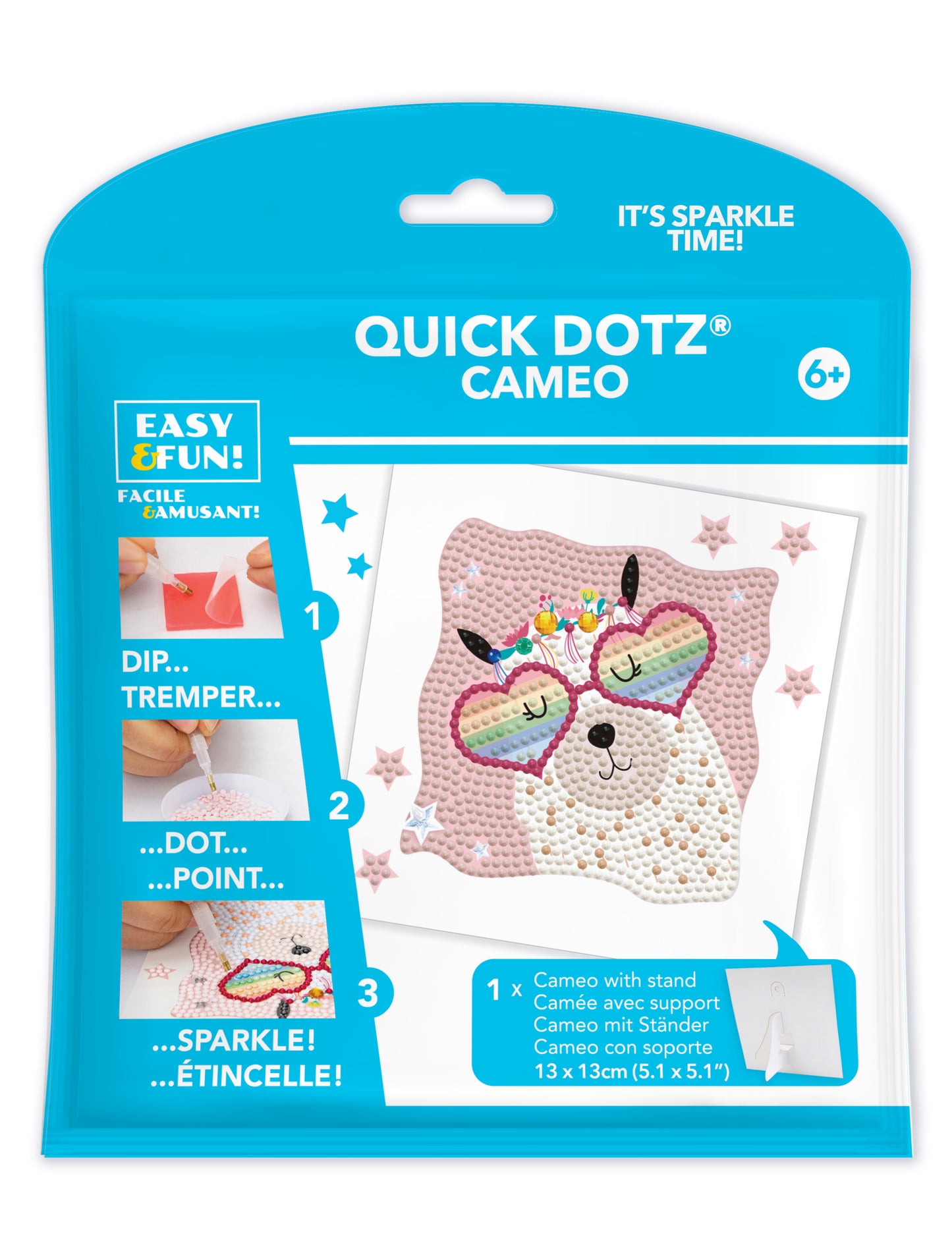 Diamond Dotz Llama Rainbow