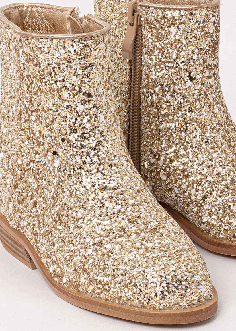 Gold Vanilla Mini Boots