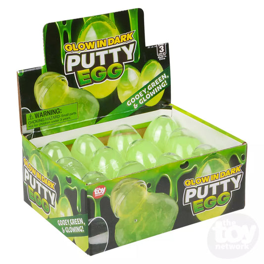 Glow In The Dark Putty Egg