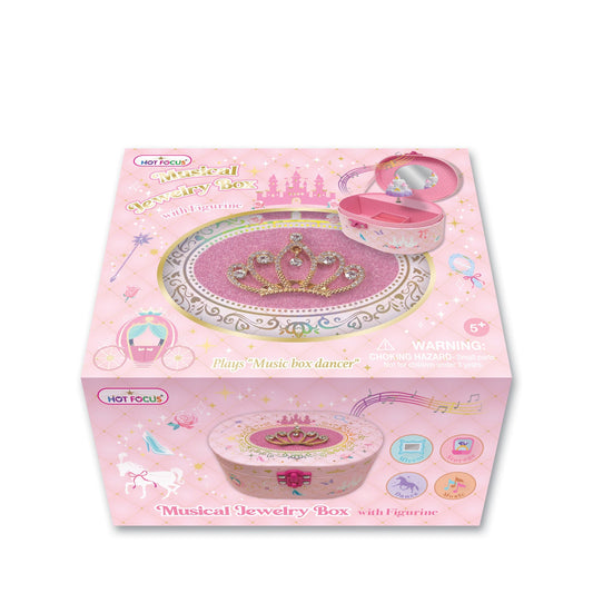Musical Jewelry Box W/ Figurine - Princess