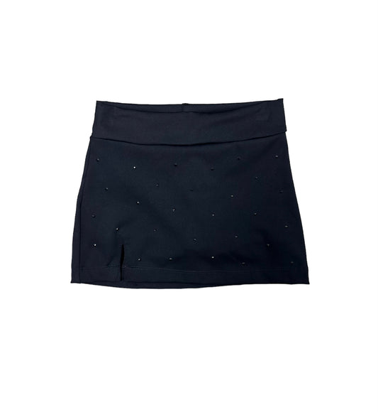 Black Studded Skort