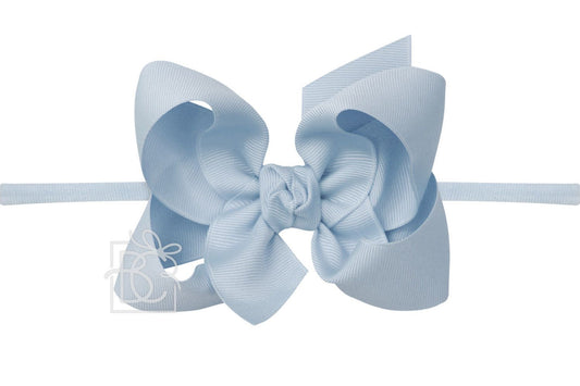Millenium Blue 4.5" Headband Bow