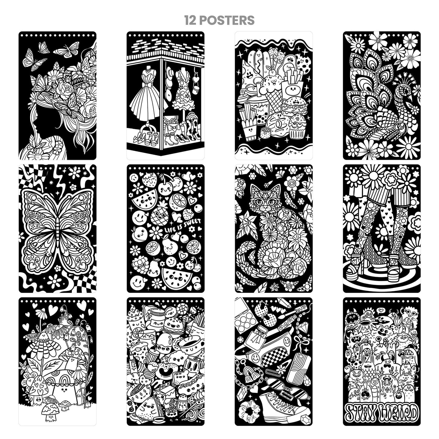 Color Pop Compact Poster Set