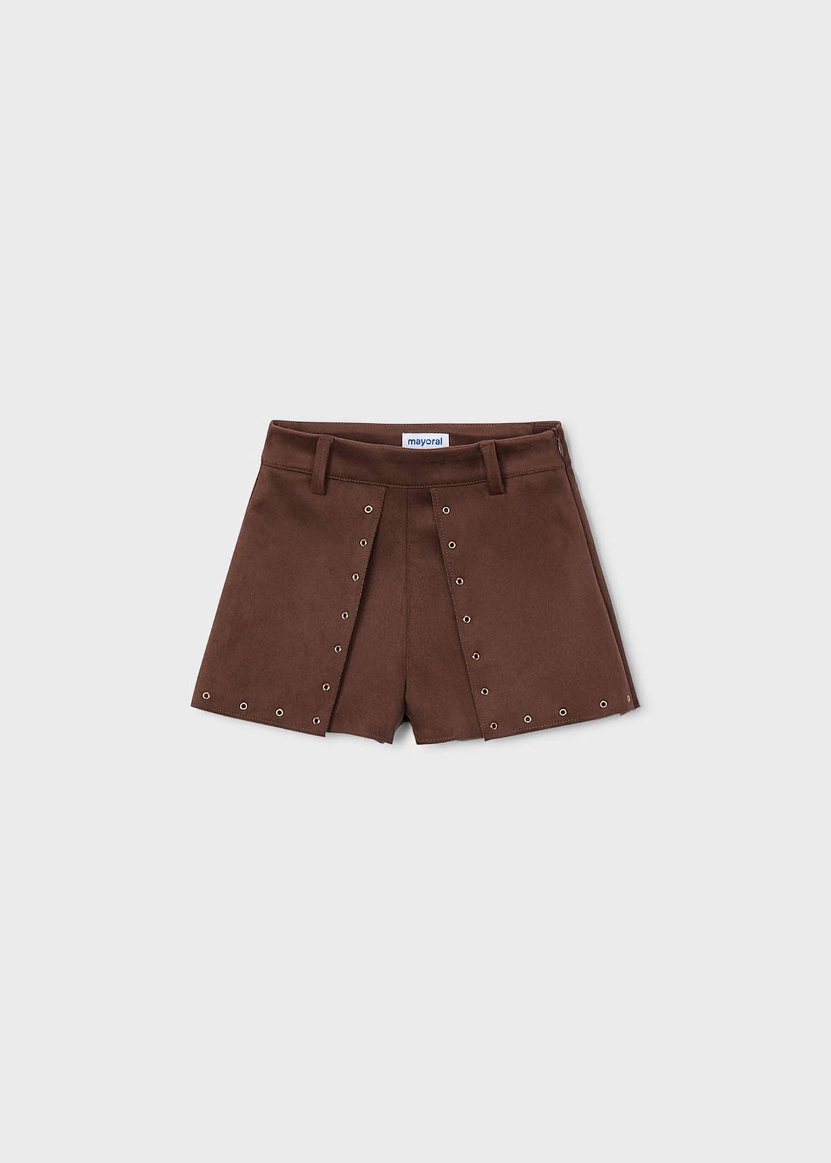 Cocoa Faux Suede Shorts
