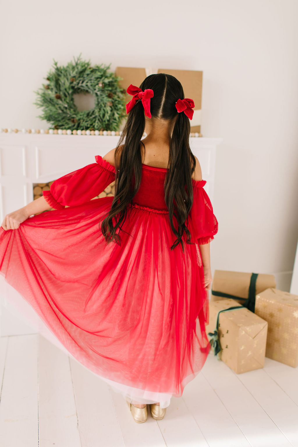 Candy Cane Red Everly Dress