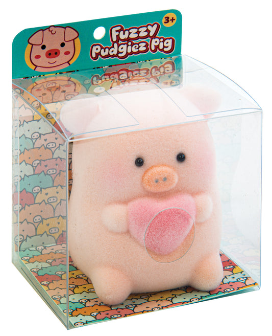 Fuzzy Pudgiez Pig Squishy