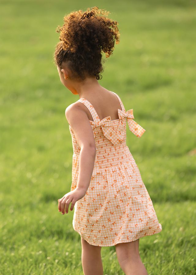 Tangerine Twirl Dress