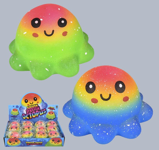 Dough Doughs Rainbow Smile Squish Octopus