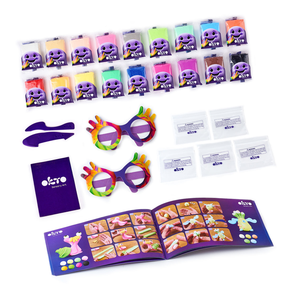 OKTO 18 Color Air Clay Set