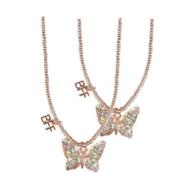 BFF Butterfly Share & Tear Necklaces