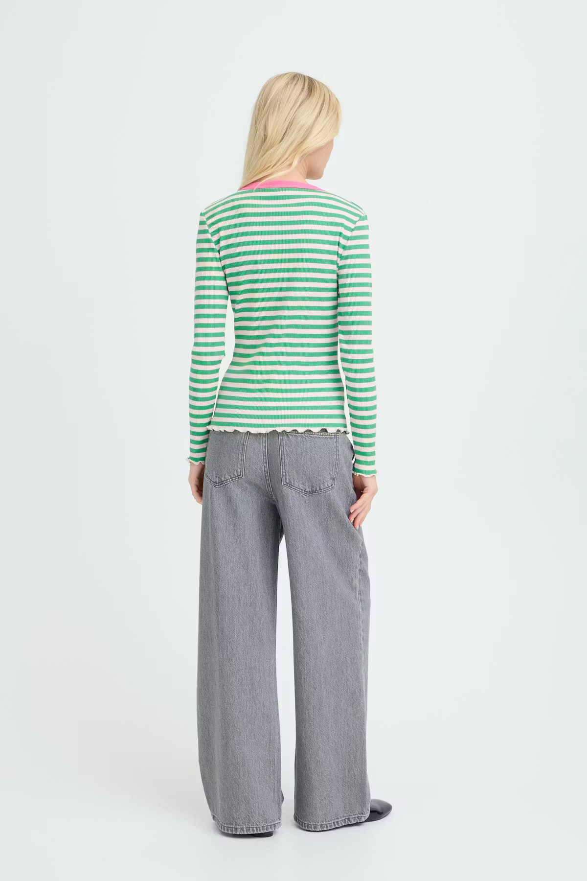 Green Stripe BYSinne Tee