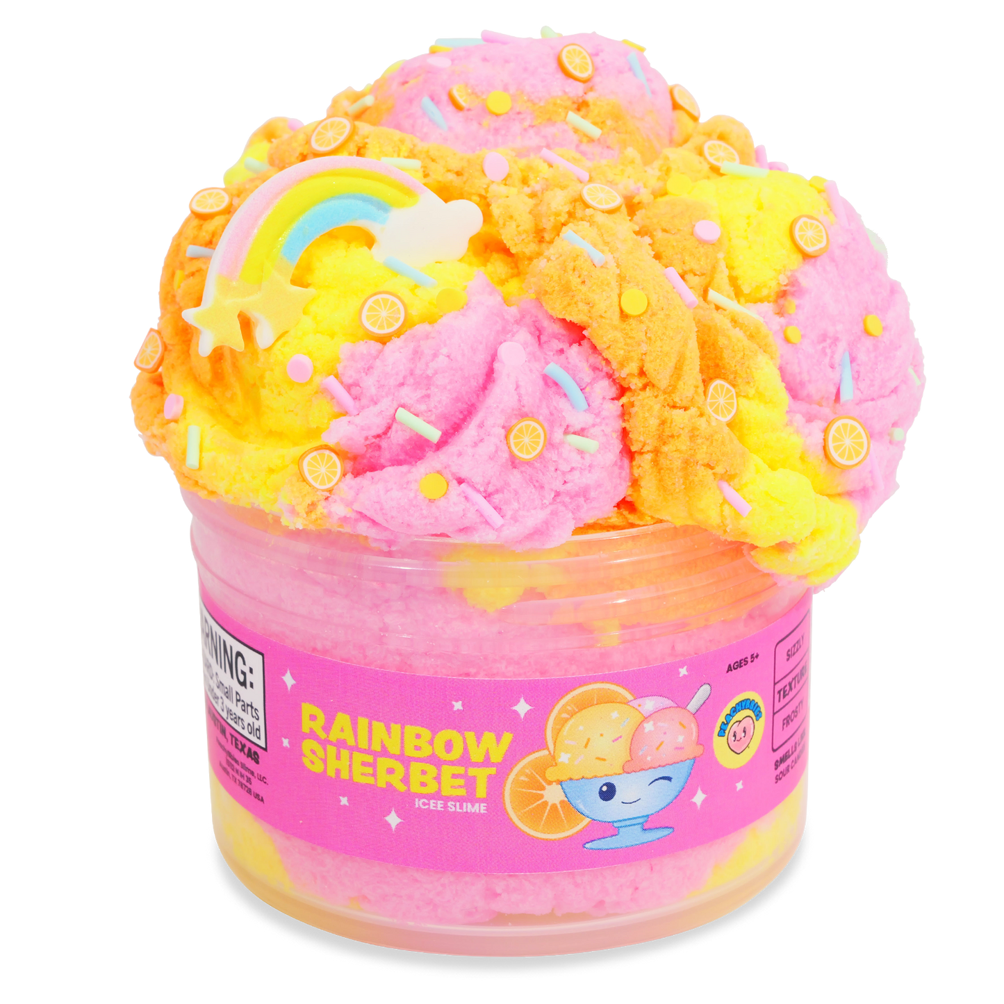Rainbow Sherbet Slime