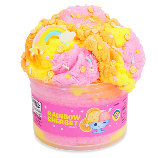 Rainbow Sherbet Slime