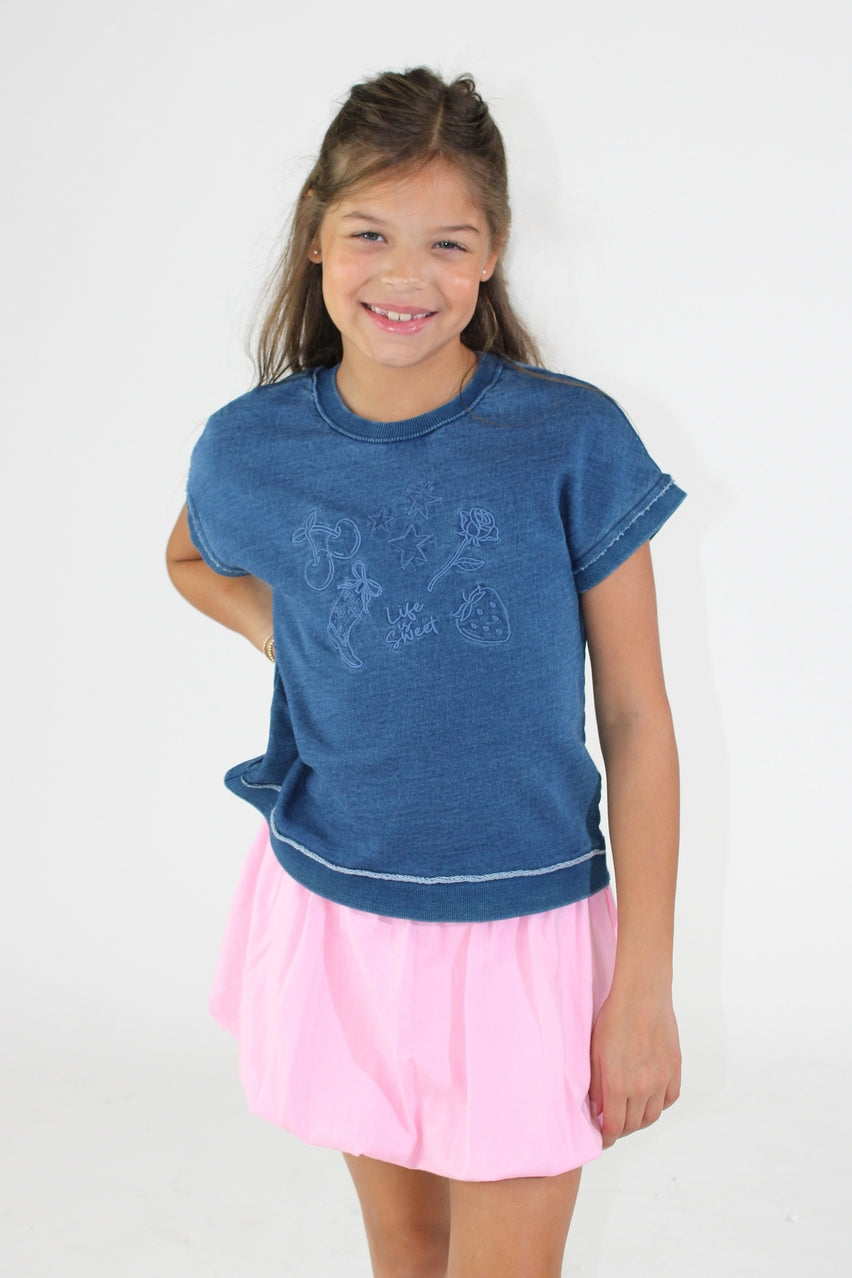 Soft Denim Icon Top