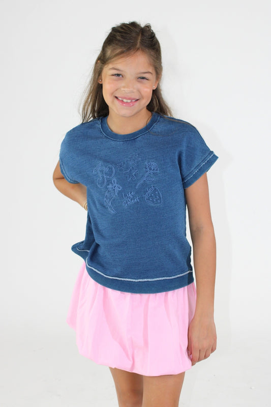 Soft Denim Icon Top