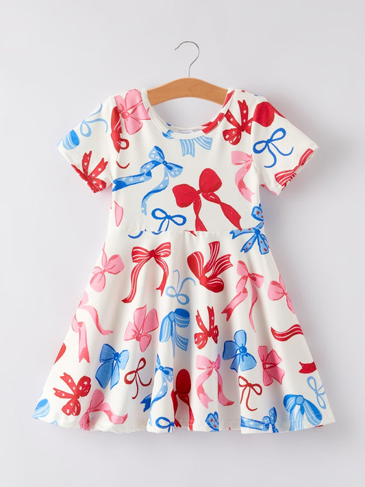 4th Of July Bow Dress