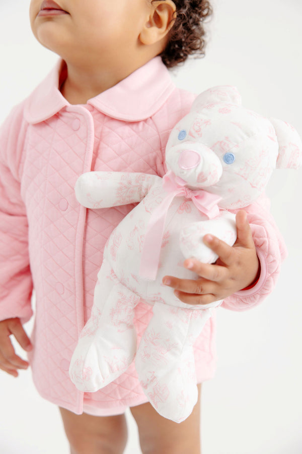 Sir Proper's Sweet Arrival Bradley Bear - Hamptons Hot Pink