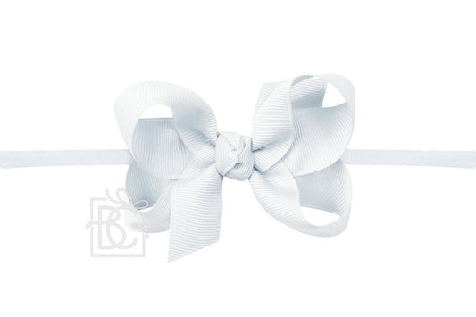 Powder Blue 3.5" Headband Bow