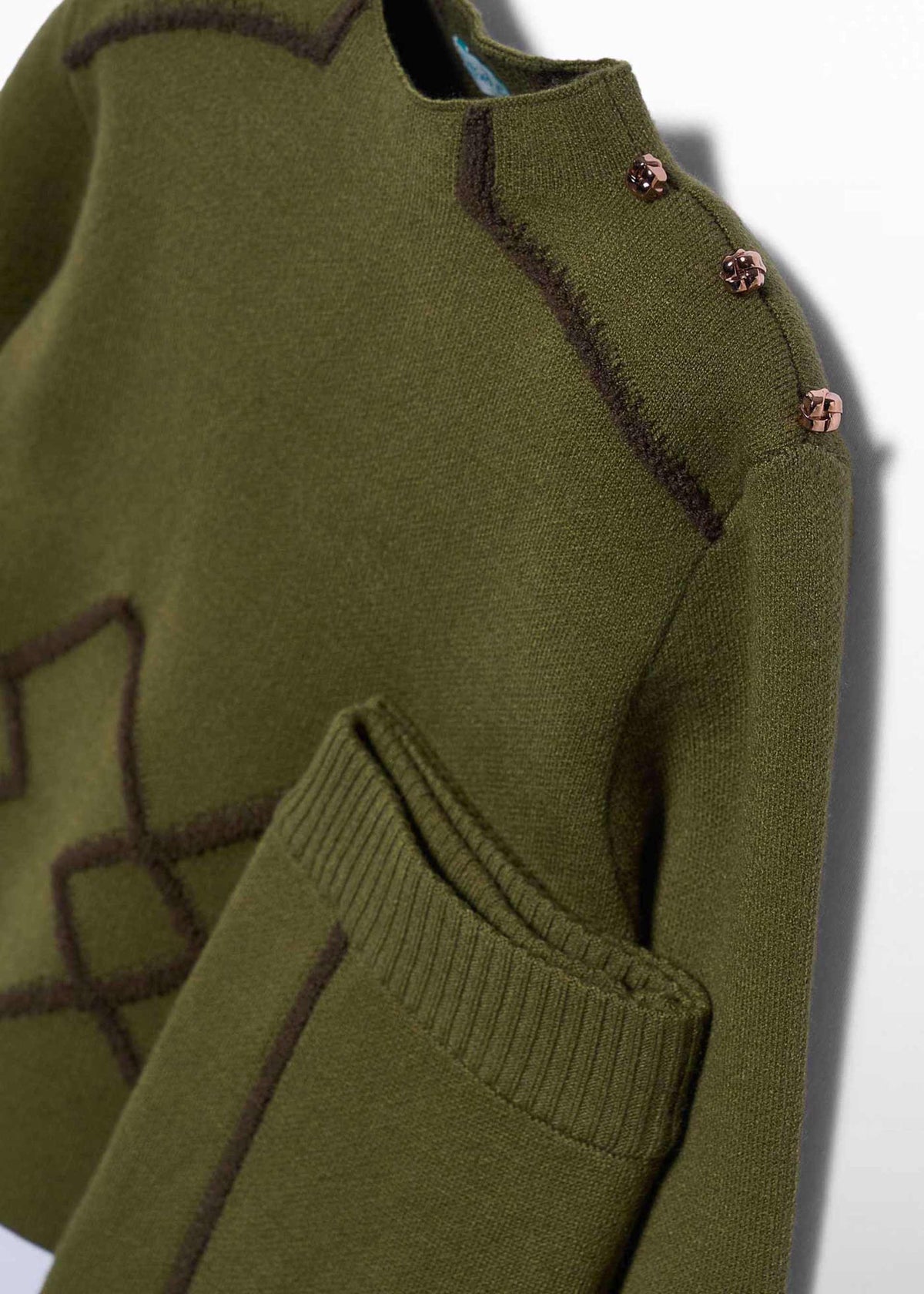 Olive Knit Pant Set