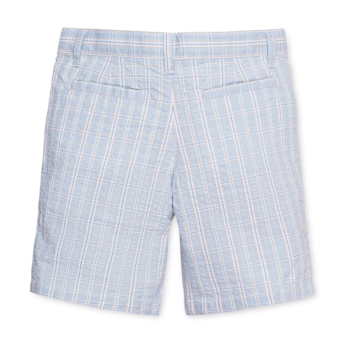 Blue Chateau Check Seersucker Shorts