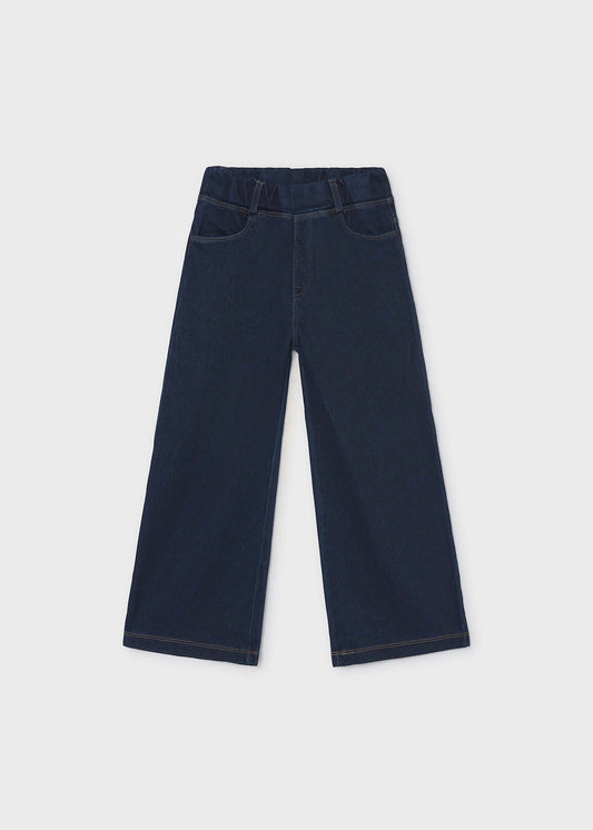 Dark Denim Pull On Jeans