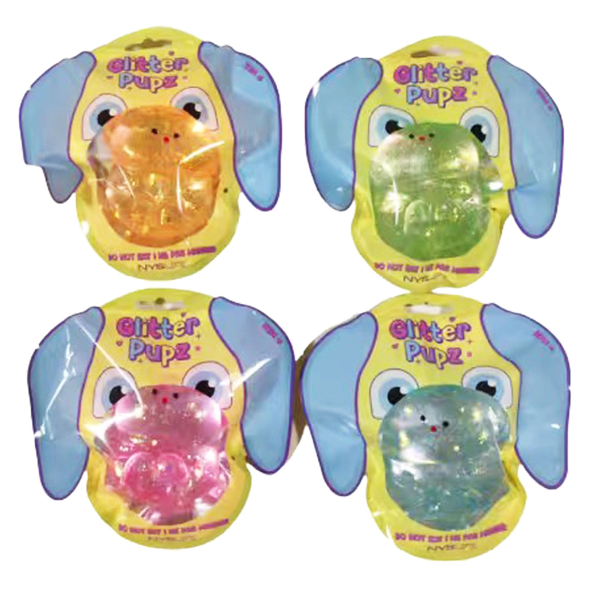 Glitter Squish Pupz Sensory Toys