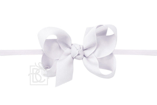 Powder Orchid 3.5" Headband Bow