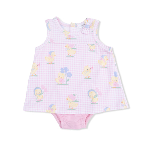 Spring Ducklings Bodysuit Dress