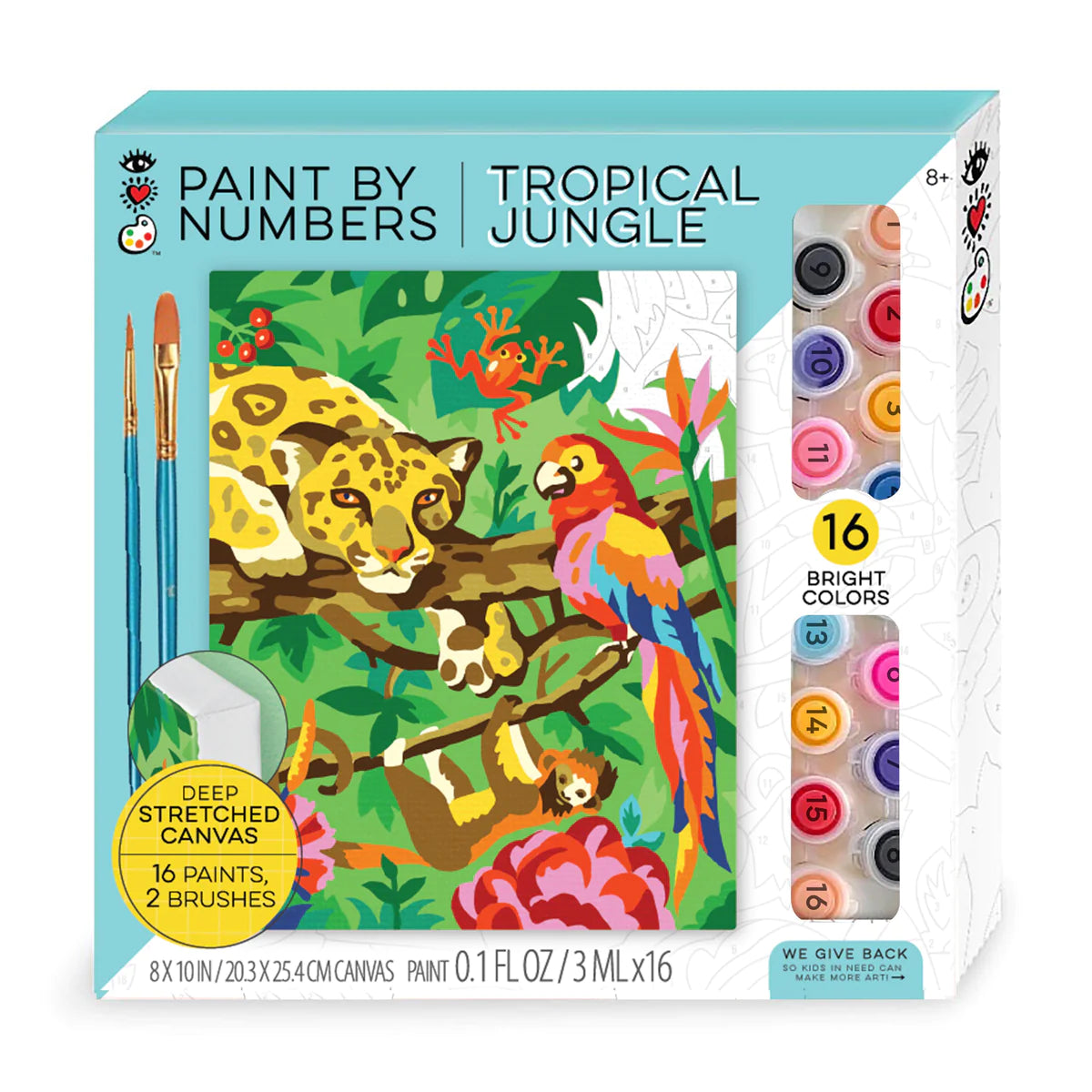 Paint By Numbers: Tropical Jungle