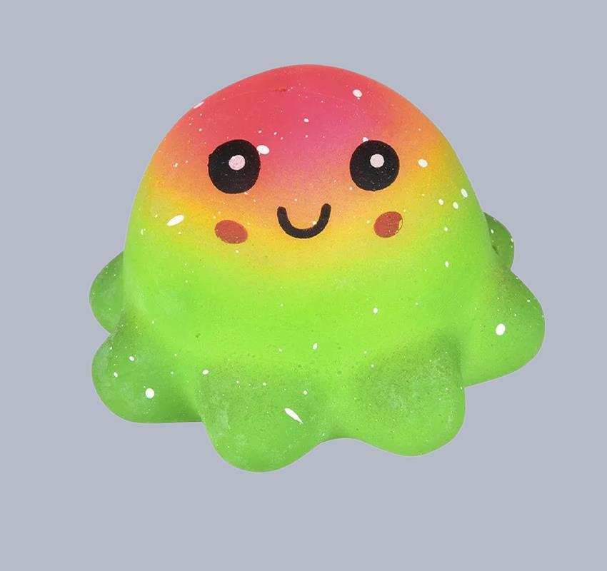 Dough Doughs Rainbow Smile Squish Octopus