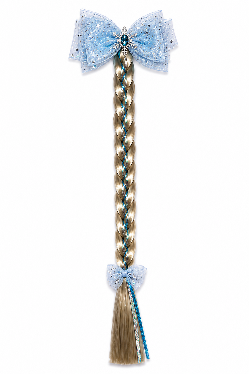 Snowflake Braided Hair Clip