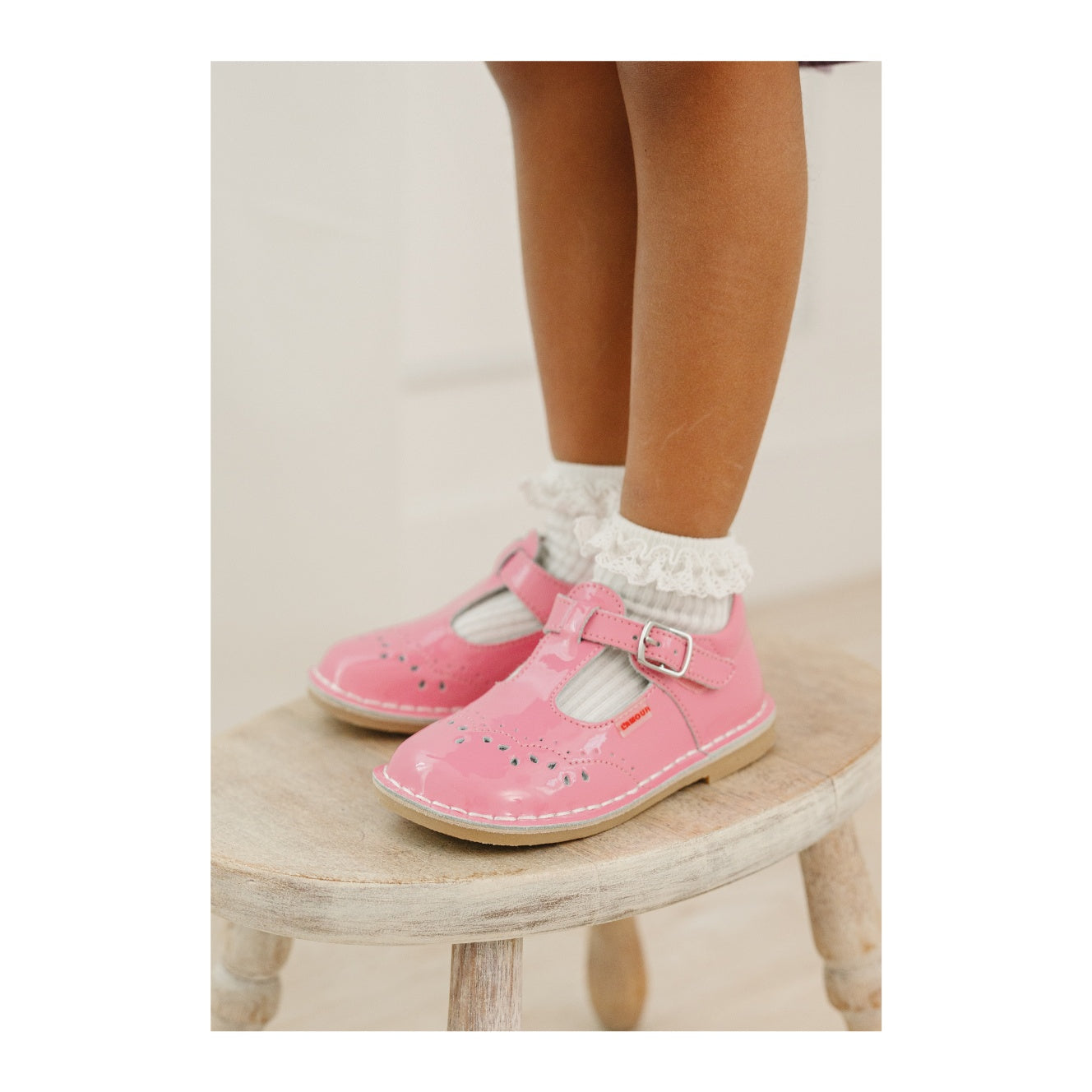 Malibu Pink Ruthie T-Strap