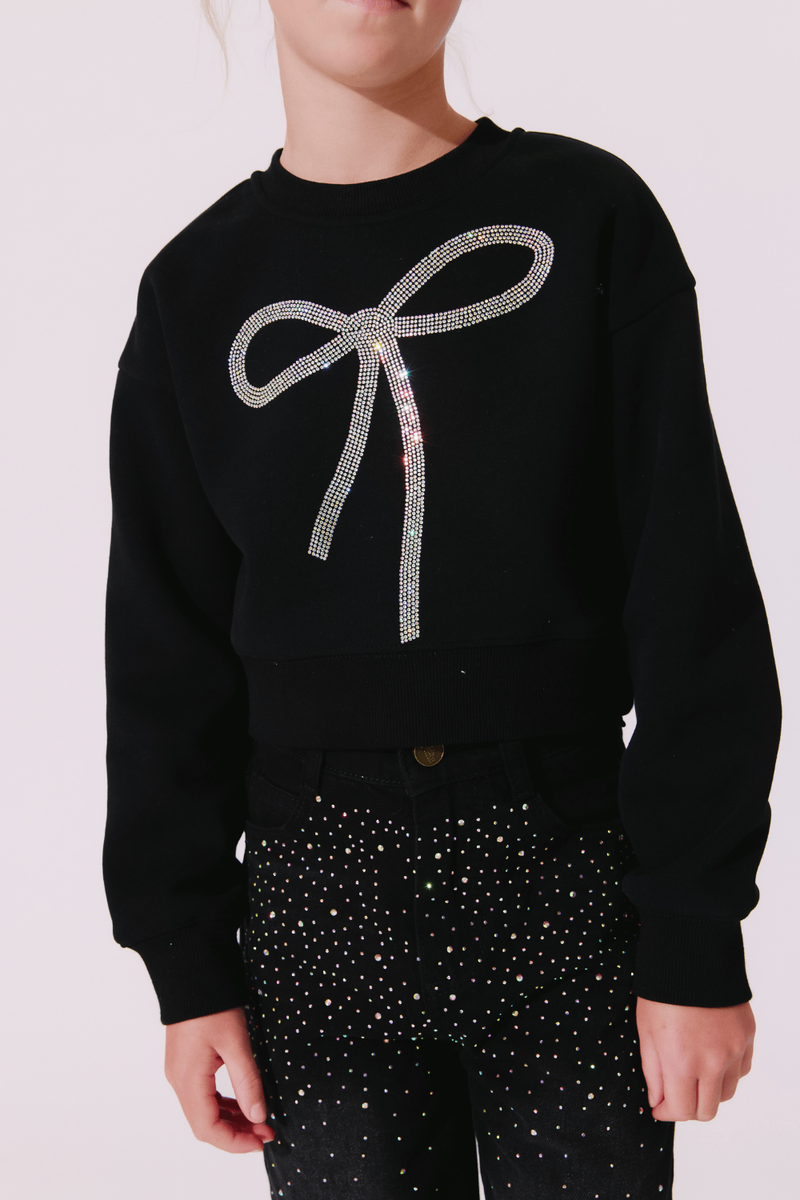 Sparkle Bow Sweatshirt