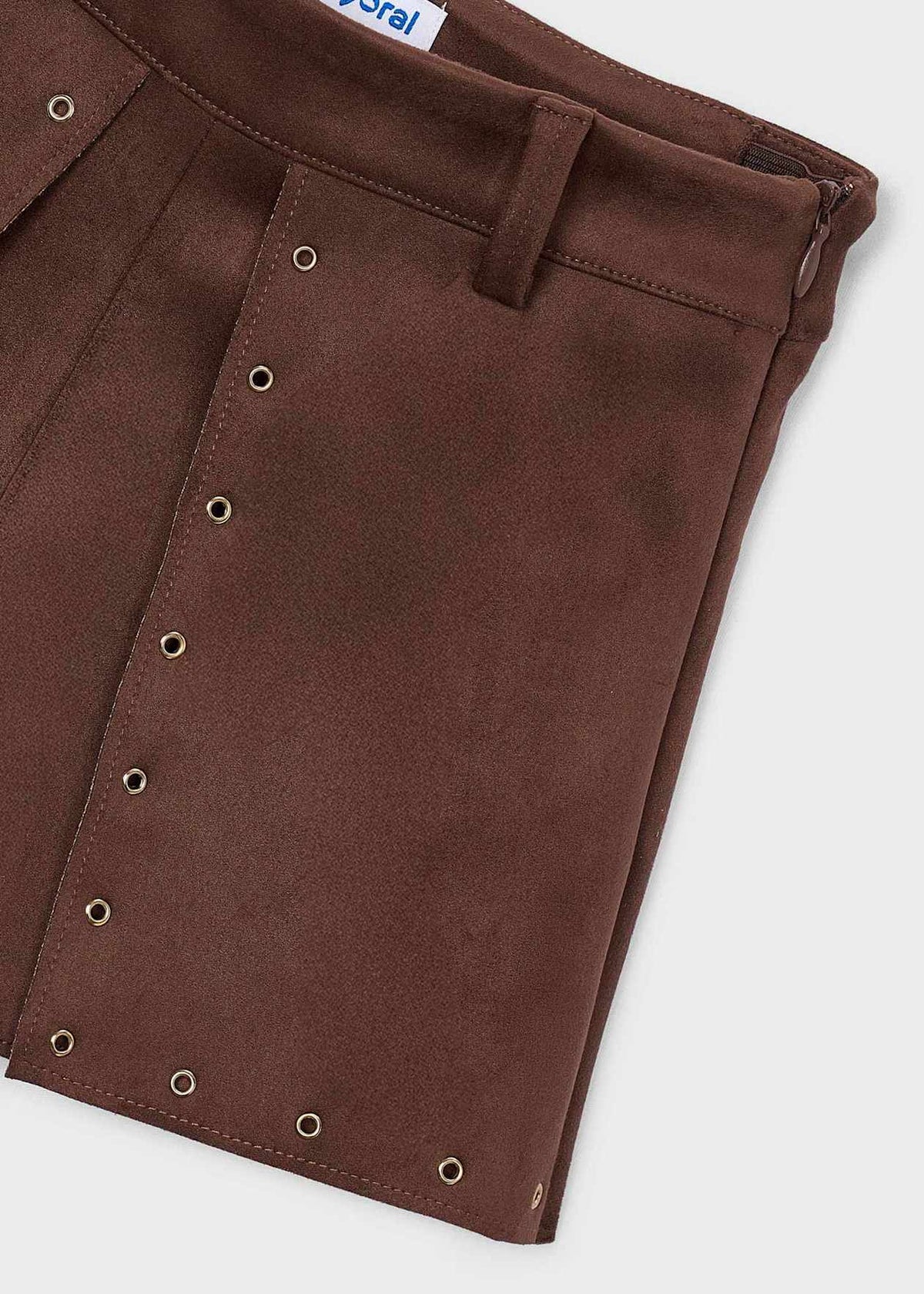 Cocoa Faux Suede Shorts