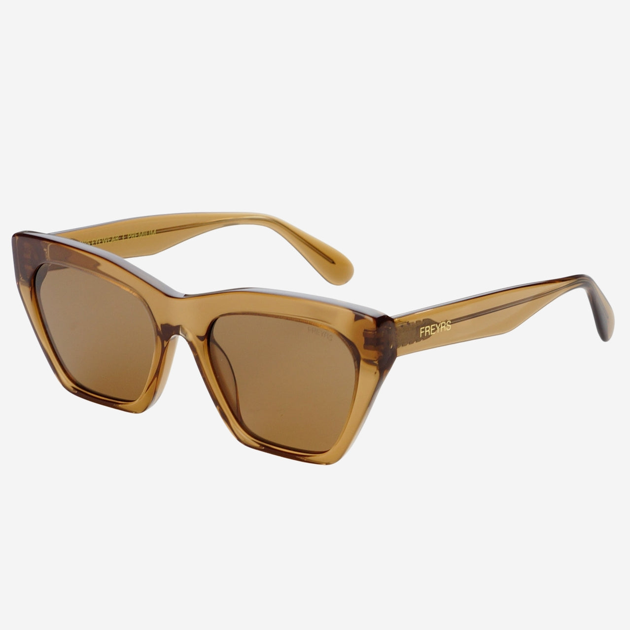 Brown Gia Cat Eye Sunglasses
