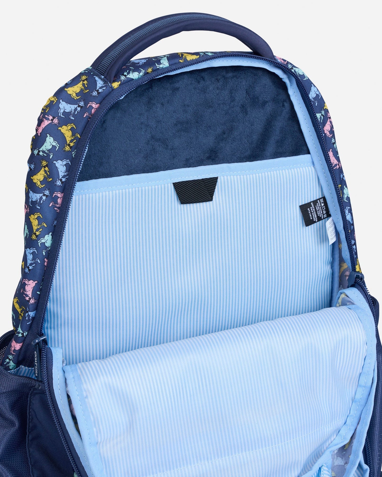 Navy Color Splash AOP Backpack