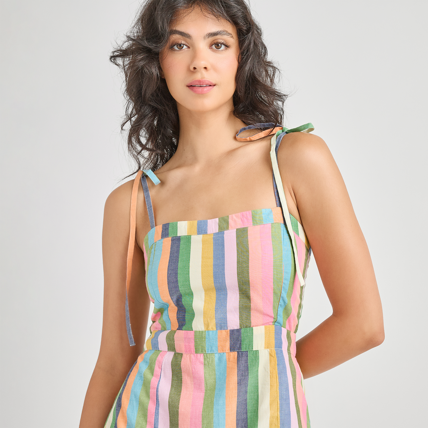 Parade Stripe Marilyn Dress