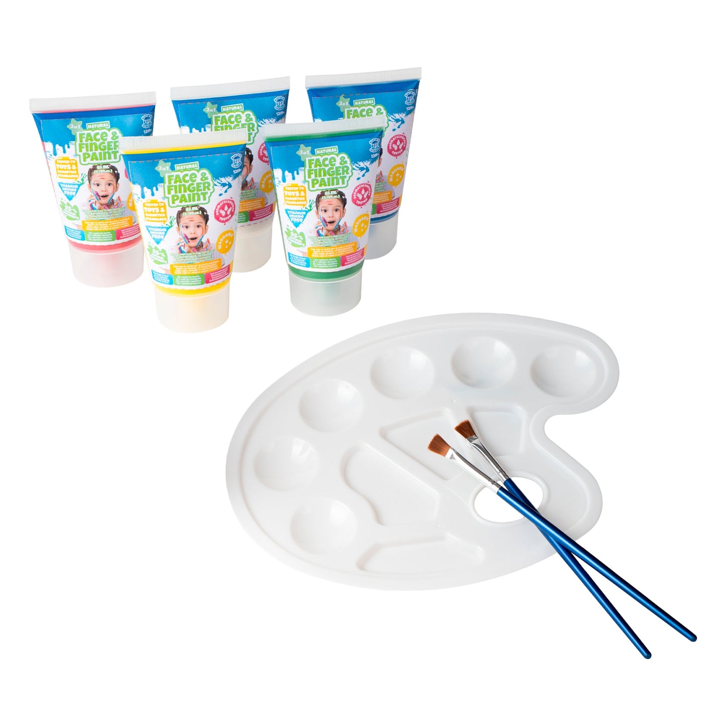 Natural Face & Finger Paint Set