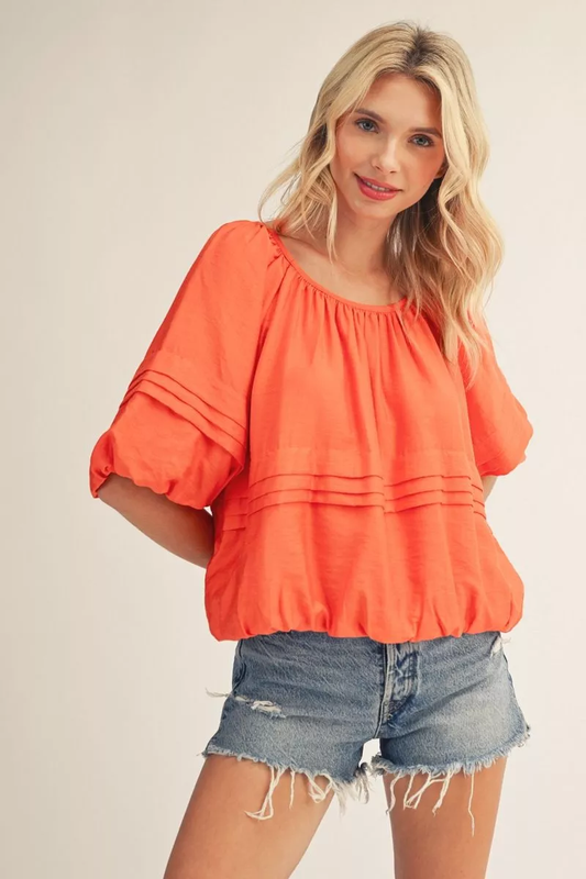 Orage Puff Sleeve Blouse
