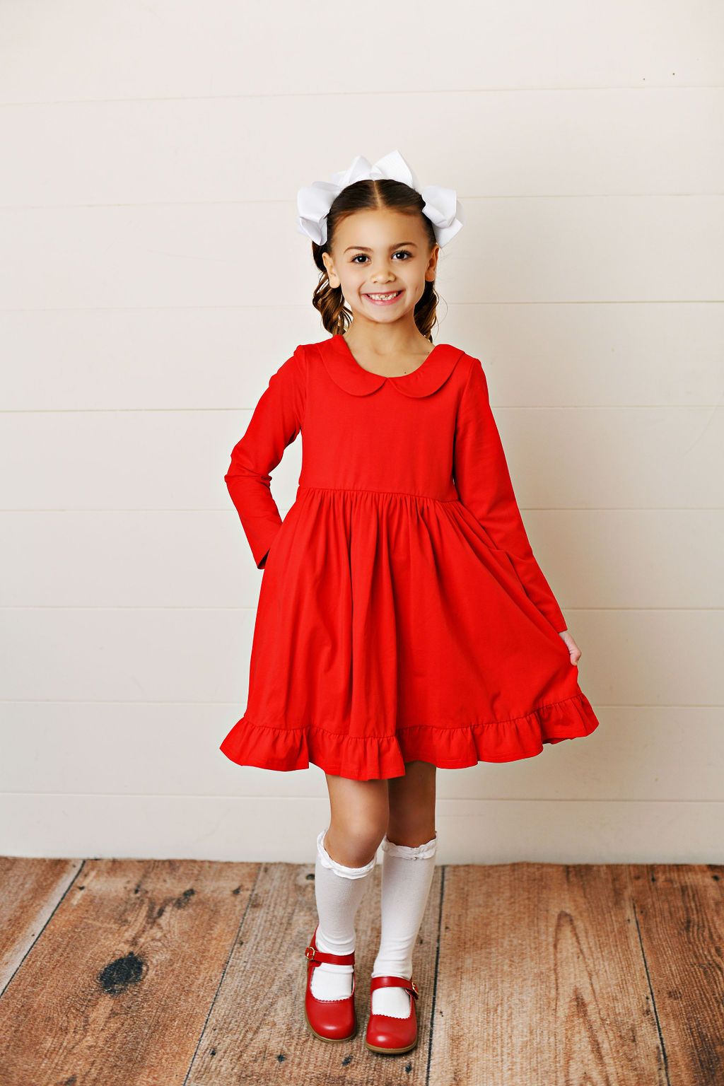 Christmas Red Pocket Dress