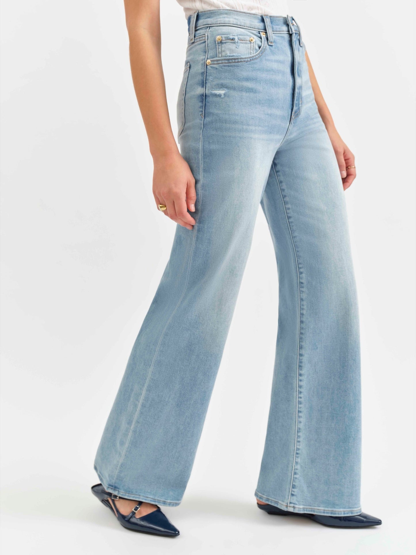 Blooming Vintage Far Out Wide Leg