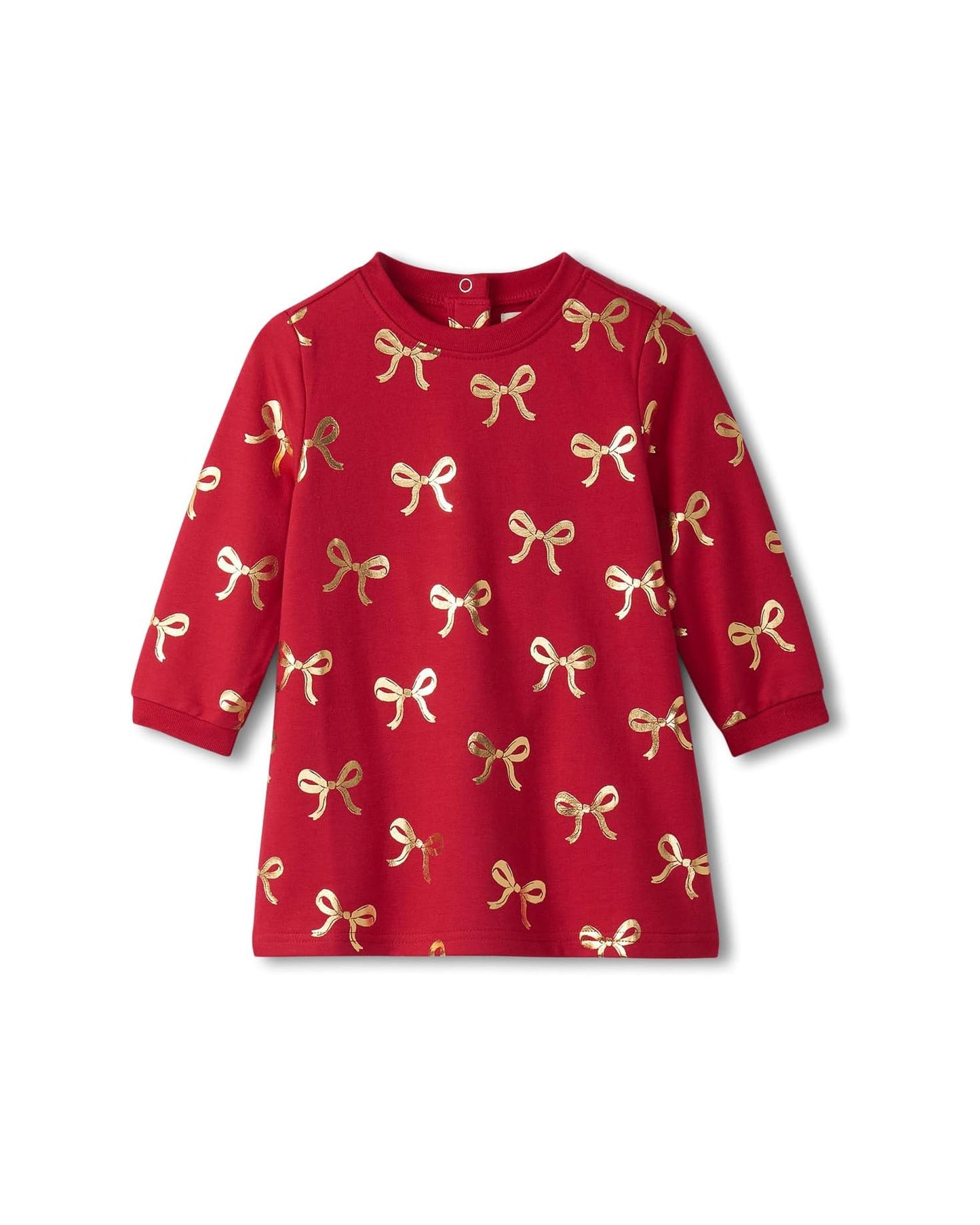 Red Chex Bow Dress