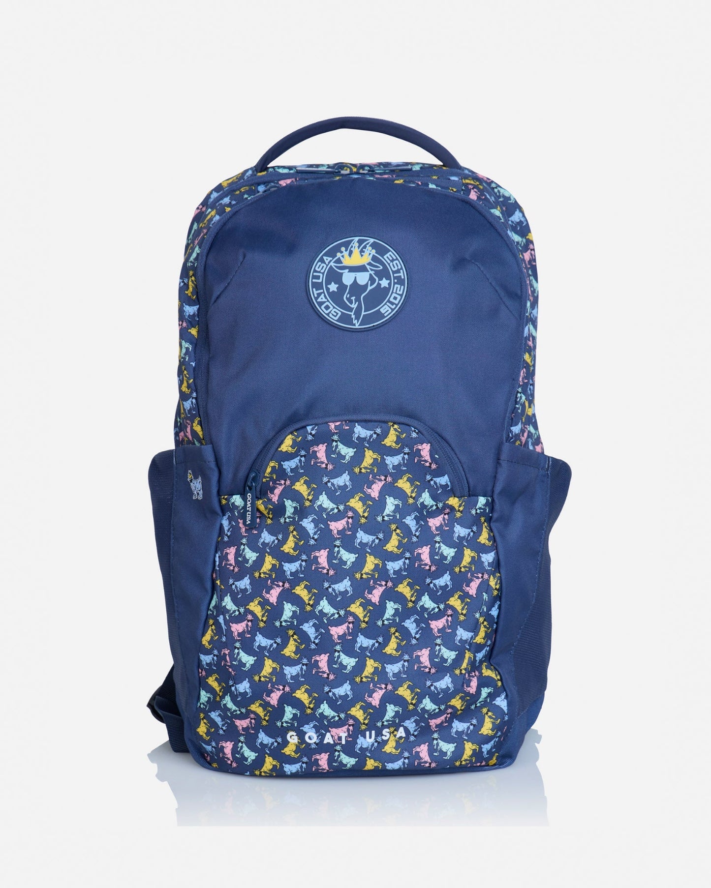 Navy Color Splash AOP Backpack