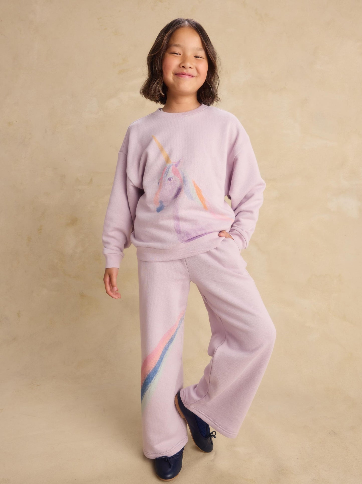 Painted Unicorn Popover Sweatshirt