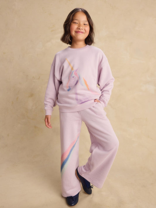 Painted Unicorn Popover Sweatshirt