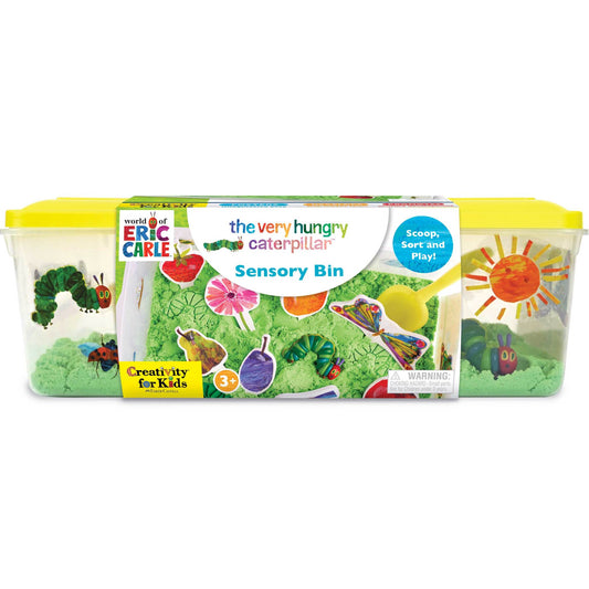 Sensory Bin - The Very Hungry Caterpillar