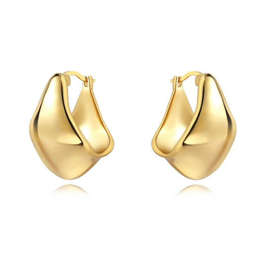 Gold Carson Hoop Earring