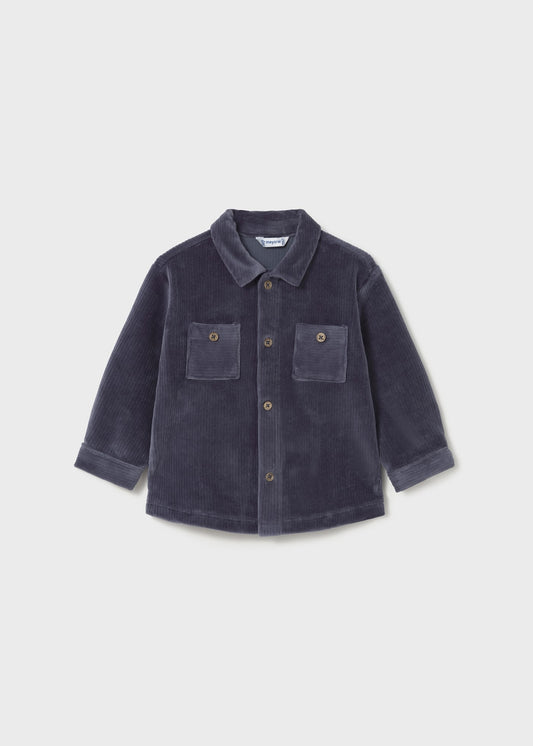 Blue Corduroy Overshirt
